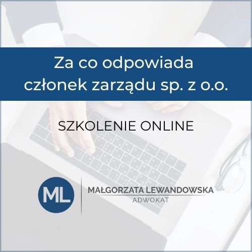 Małgorzata Lewandowska- Adwokat dla Biznesu
